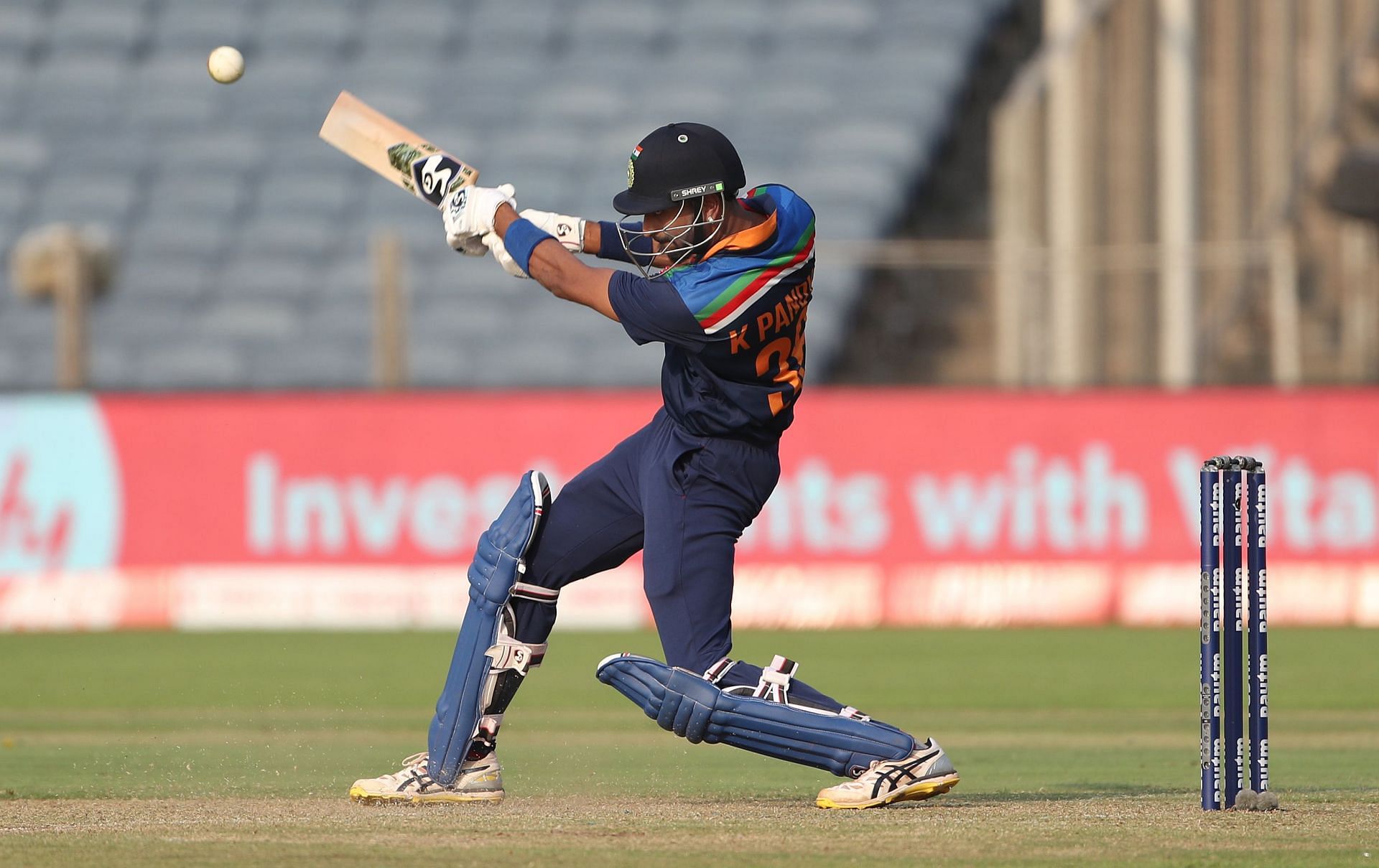 Krunal Pandya during the ODI series against England. Pic: Getty Images